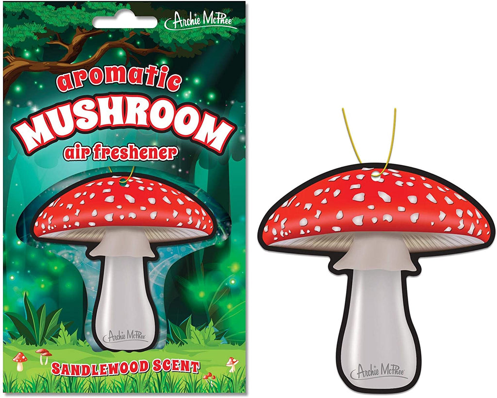 Archie McPhee Aromatic Mushroom Sandalwood Scent Air Freshener