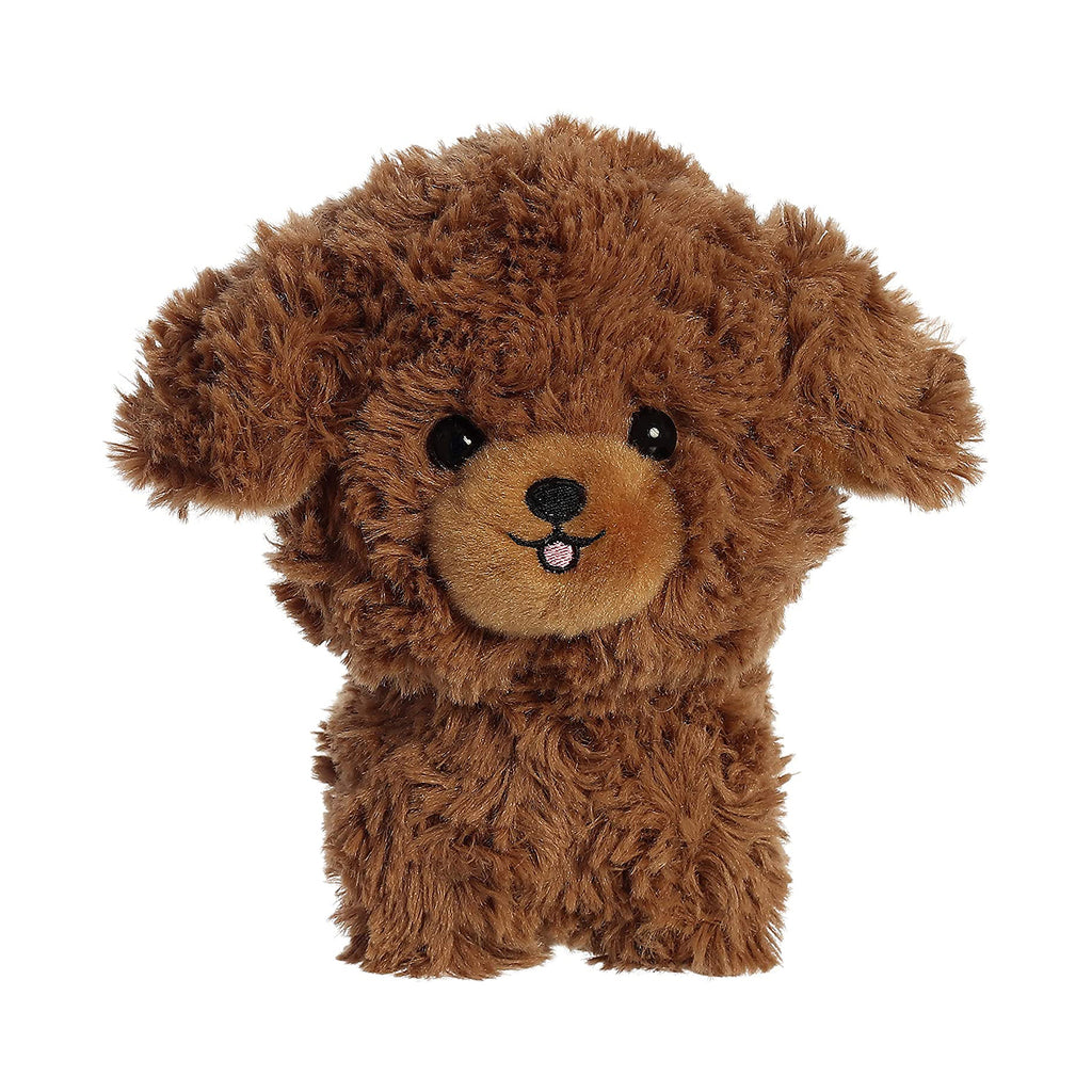 Aurora Brown Poodle 7 Inch Plush