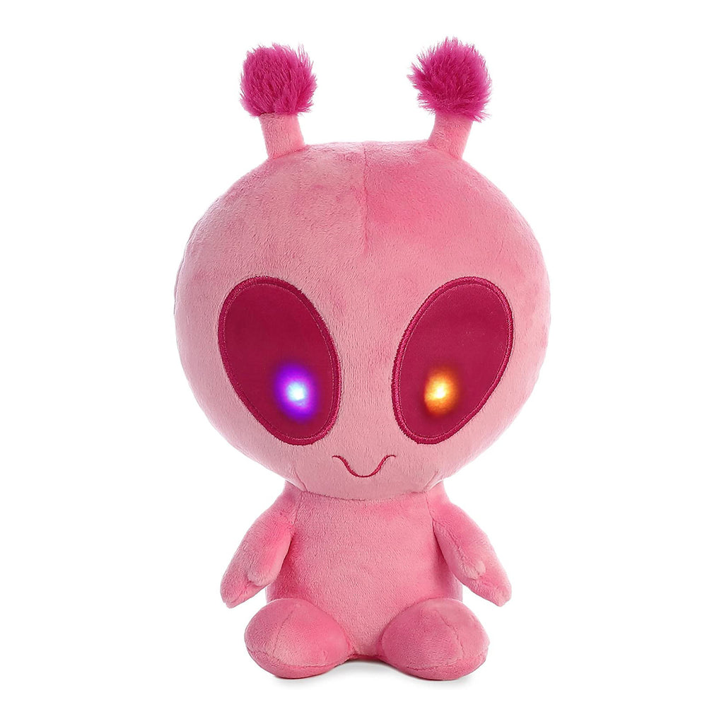 Aurora Galactic Cuties Solar Light Up Alien Pink 8 Inch Plush - Radar Toys