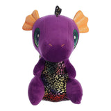 Aurora Light-Up Cuties Shimmery Purple Dragon 9 Inch Plush Figure - Radar Toys