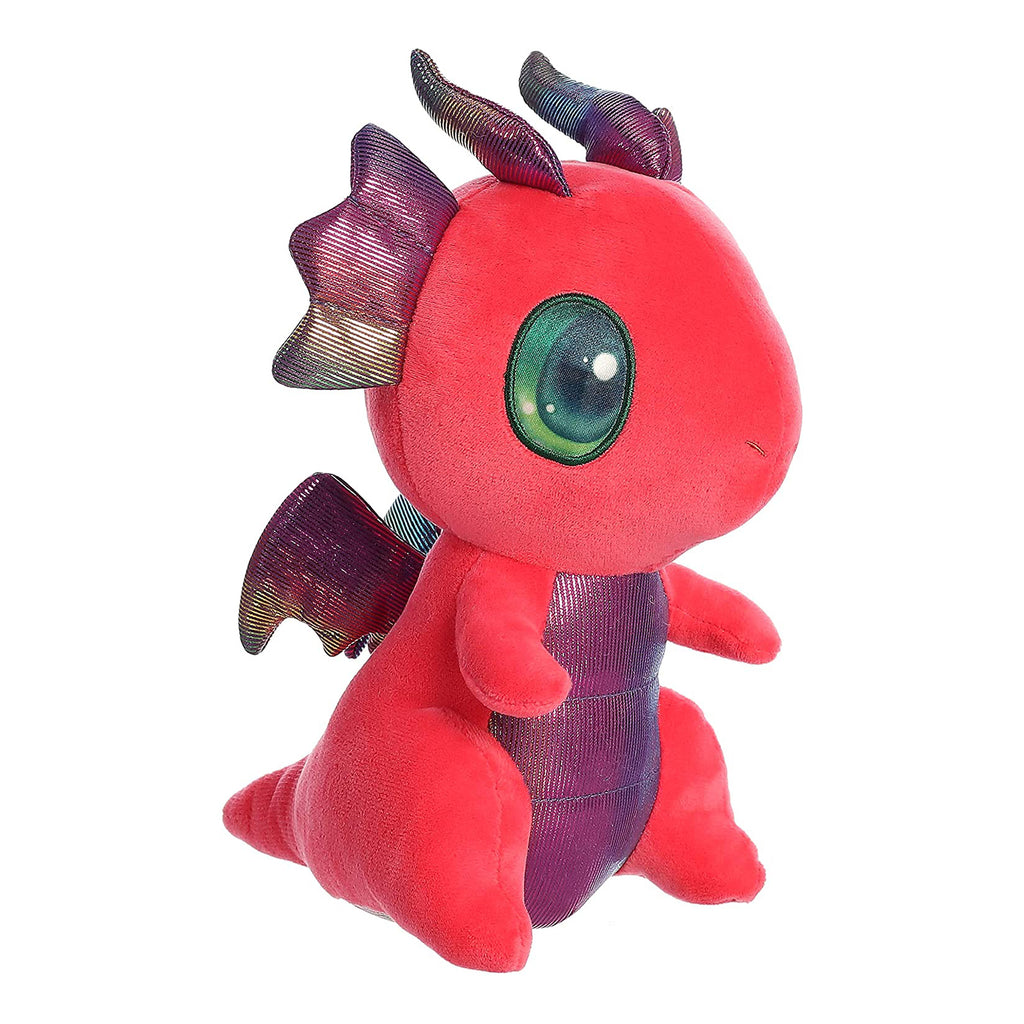 Aurora Light-Up Cuties Shimmery Red Dragon 9 Inch Plush Figure