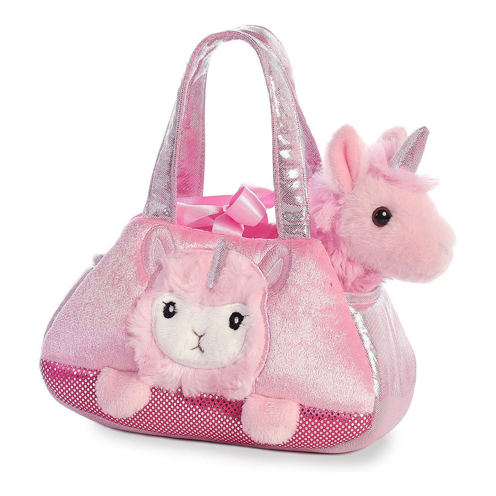 Aurora Peek-A-Boo Llamacorn 7 Inch Plush Figure