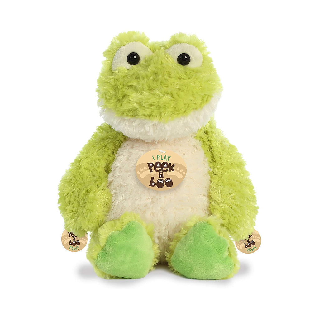 Aurora Peek A Boo Frog 12 Inch Plush Figure