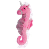 Aurora Sea Sparkles Unicorn Seahorse Pink 8.5 Inch Plush Figure - Radar Toys