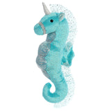 Aurora Sea Sparkles Unicorn Seahorse Teal 8.5 Inch Plush Figure - Radar Toys