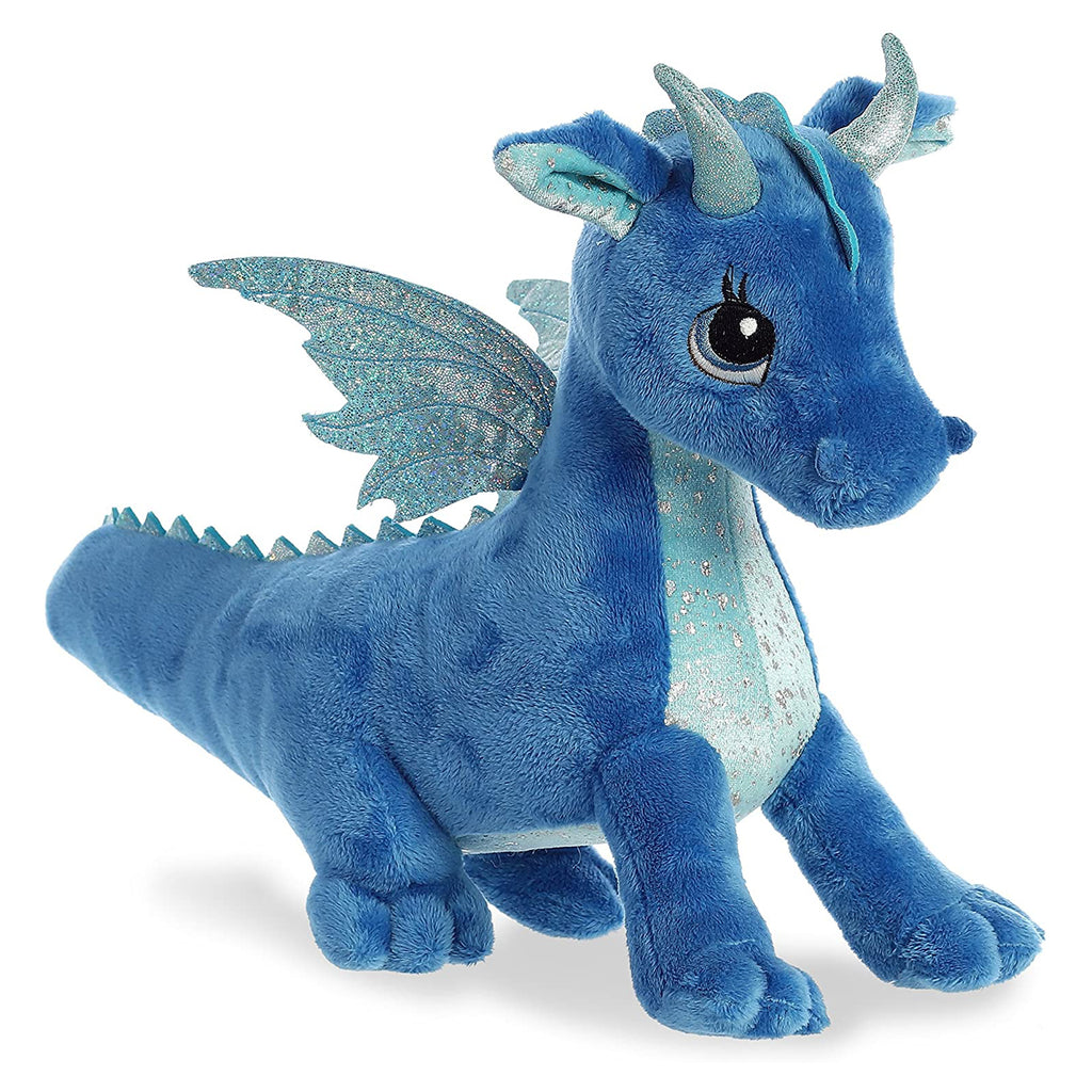 Aurora Sparkle Tales Indigo Dragon 12 Inch Plush