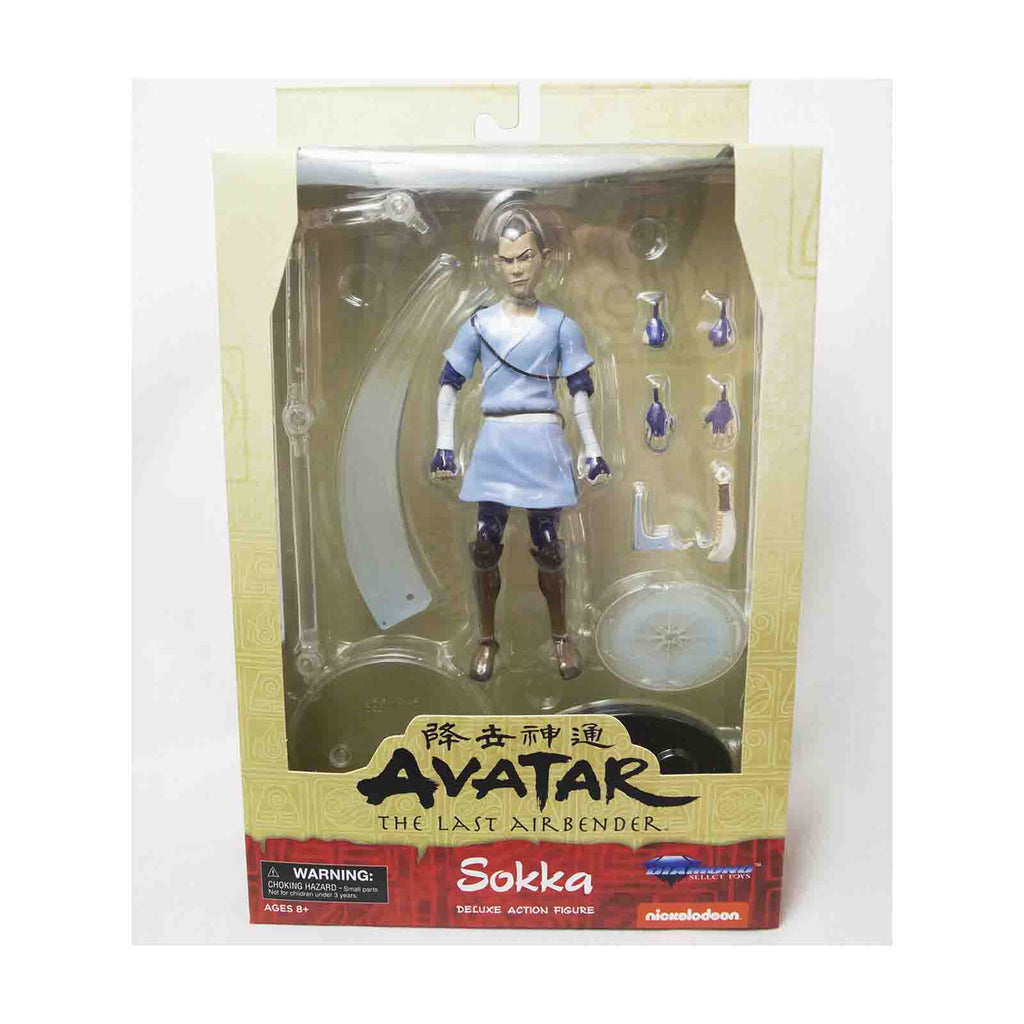 Avatar Last Airbender Sokka Deluxe 4 Inch Action Figures