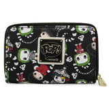 Loungefly Beetlejuice Characters All Over Print Zip Around Wallet - Radar Toys