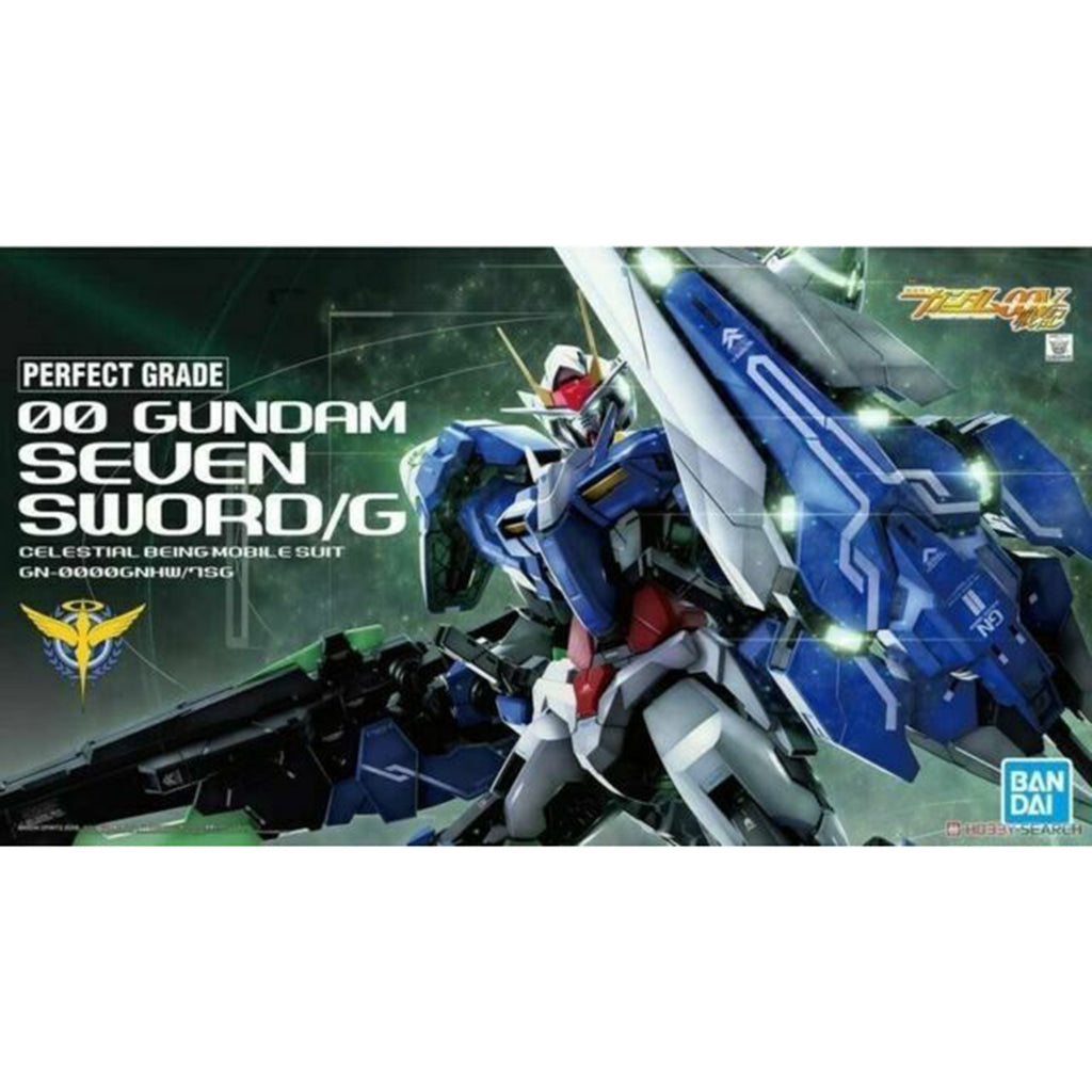 Bandai Gundam Perfect Grade 00 Gundam Seven Sword Celestial Being Model Kit
