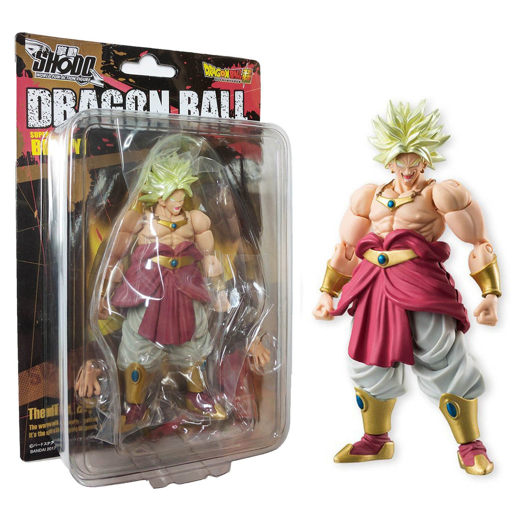Bandai Dragon Ball Z Shodo 5 Super Saiyan Broly Action Figure