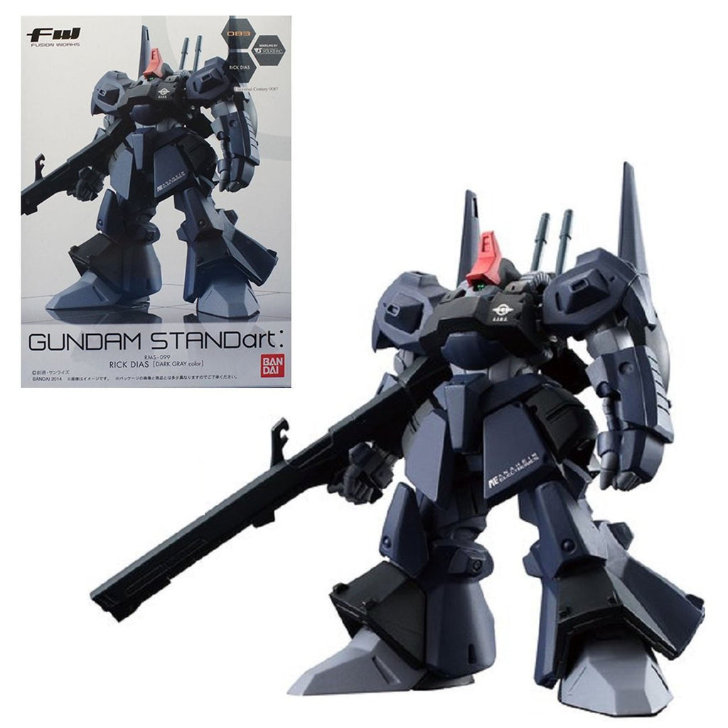 Bandai Gundam Fusion Works Standart 21 RMS-099 Rick Dias Dark Grey Figure