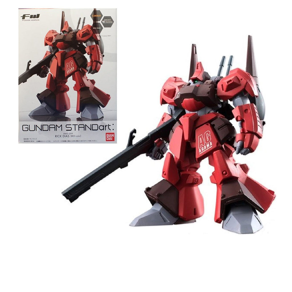 Bandai Gundam Fusion Works Standart 21 RMS-099 Rick Dias Red Figure