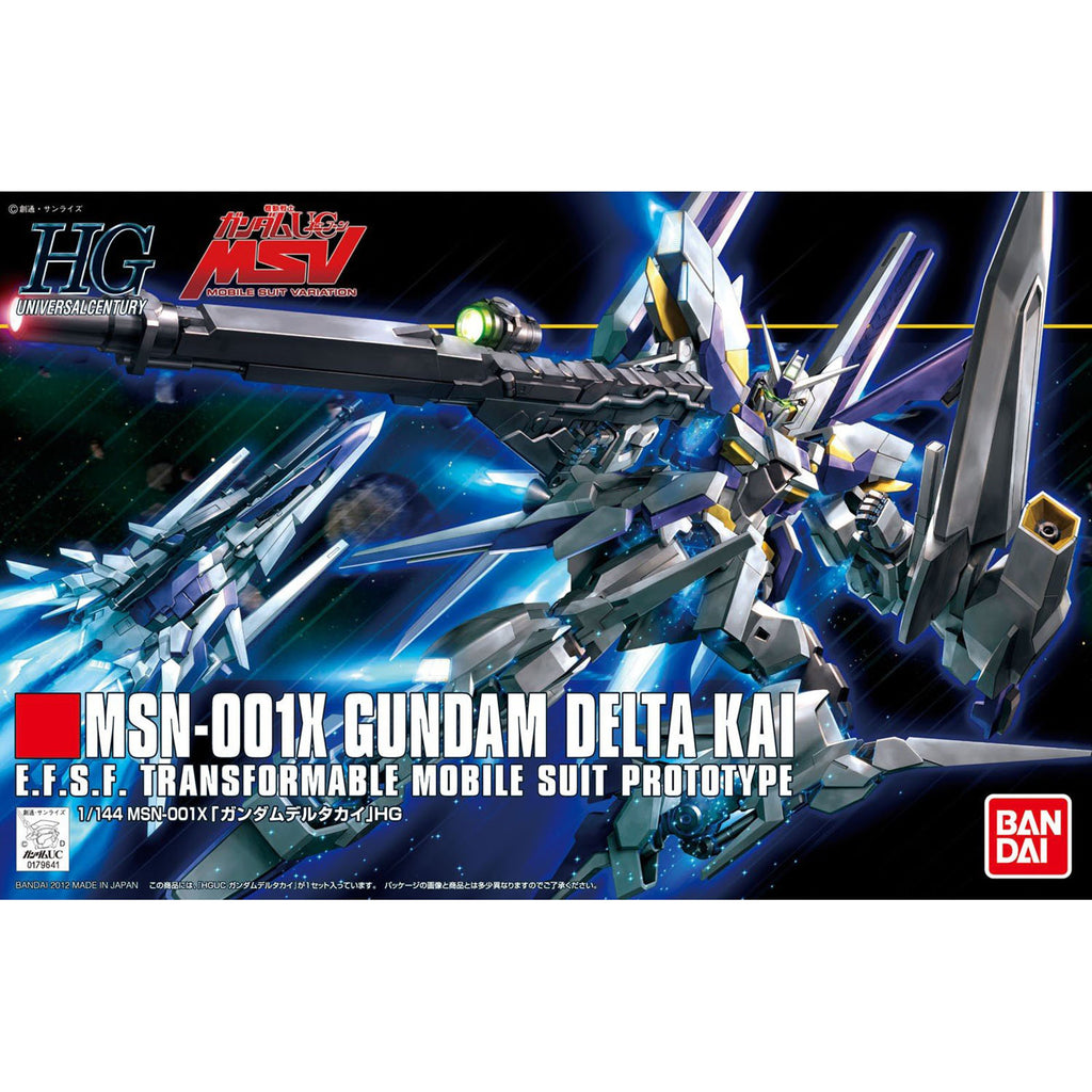 Bandai Gundam HG MSN-001X Gundam Delta Kai Model Set