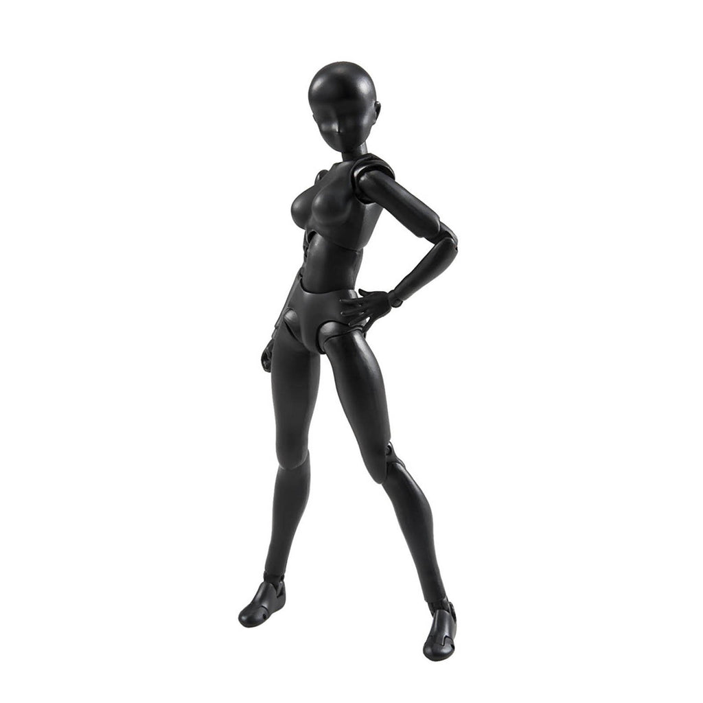 Bandai Tamashii Body Chan Female Solid Black Figuarts Action Figure