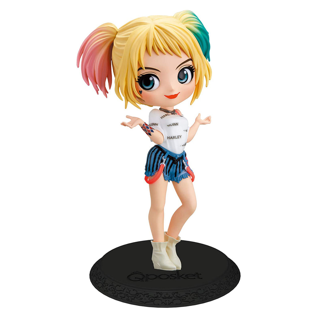 Banpresto DC Birds Of Prey Q Posket Harley Quinn White Shirt Figure