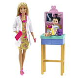 Barbie Careers You Can Be Anything Pediatrician Blonde Doll Set - Radar Toys