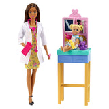 Barbie Careers You Can Be Anything Pediatrician Brunette Doll Set - Radar Toys