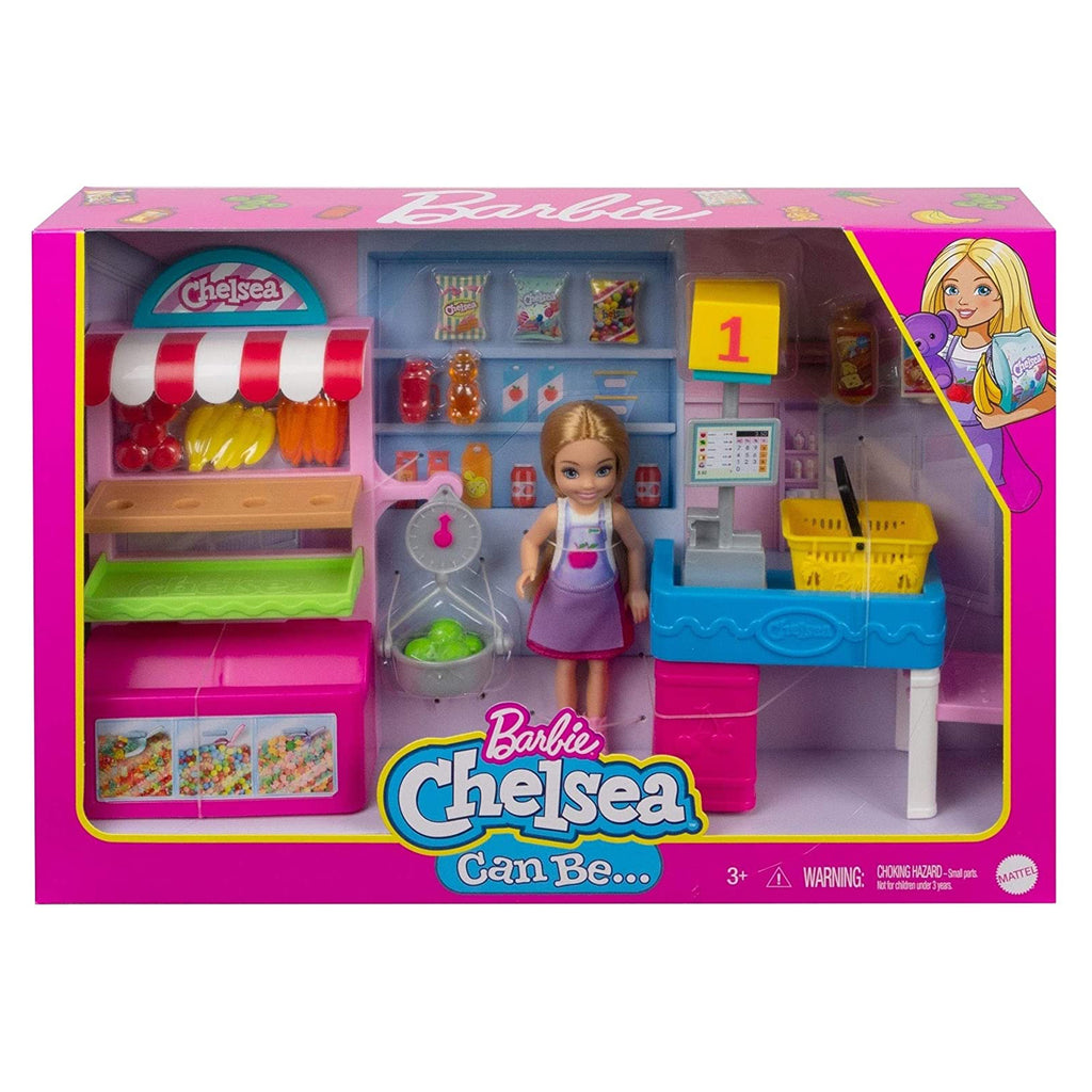 Barbie Chelsea Can Be Blonde Snack Stand Doll Set - Radar Toys
