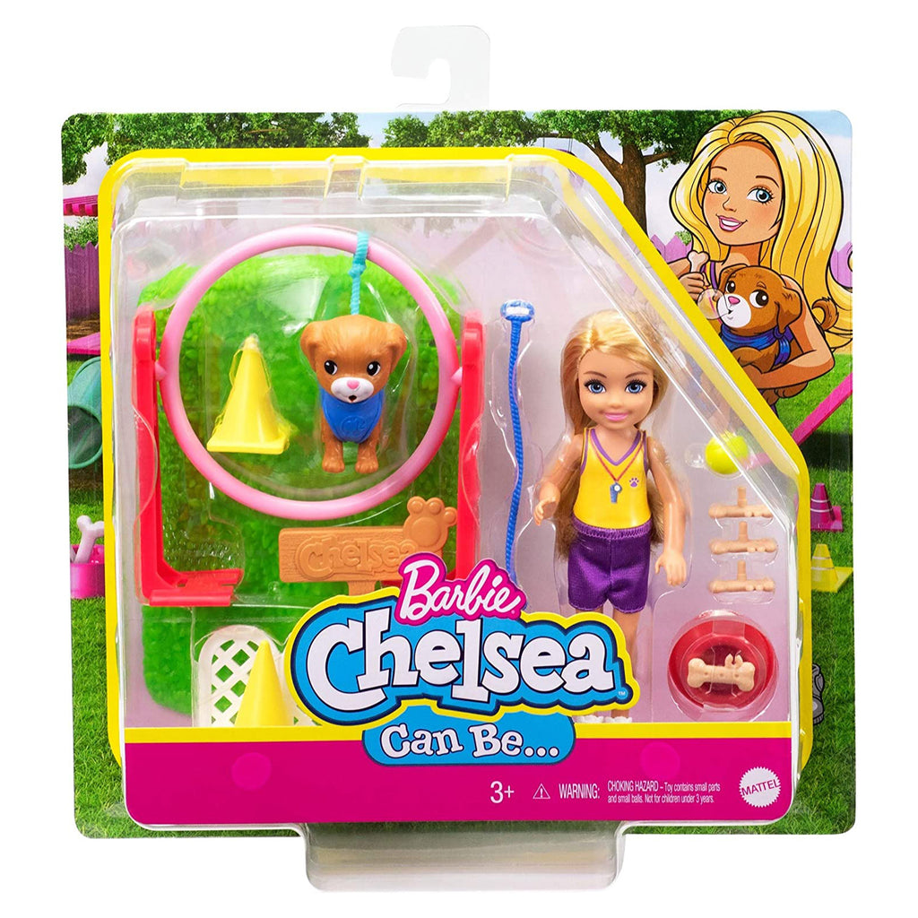 Barbie Chelsea Club Can Be Dog Trainer Play Set