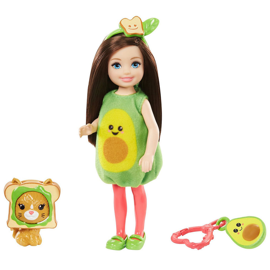 Barbie Chelsea Club With Avocado Costume And Pet Doll Set