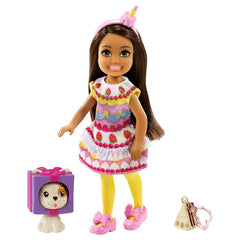 Barbie Chelsea Club With Cake Costume And Pet Doll Set - Radar Toys
