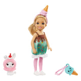 Barbie Chelsea Club With Ice Cream Costume With Pet Doll Set - Radar Toys