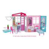Barbie Close And Go Full Furnished 4 Play Area Set - Radar Toys