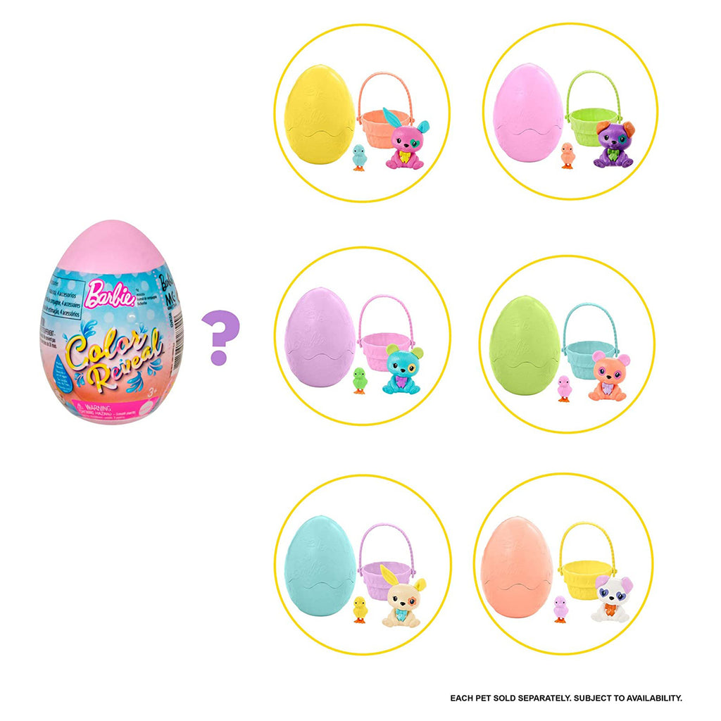 Barbie Color Reveal Pet Blind Egg Figure