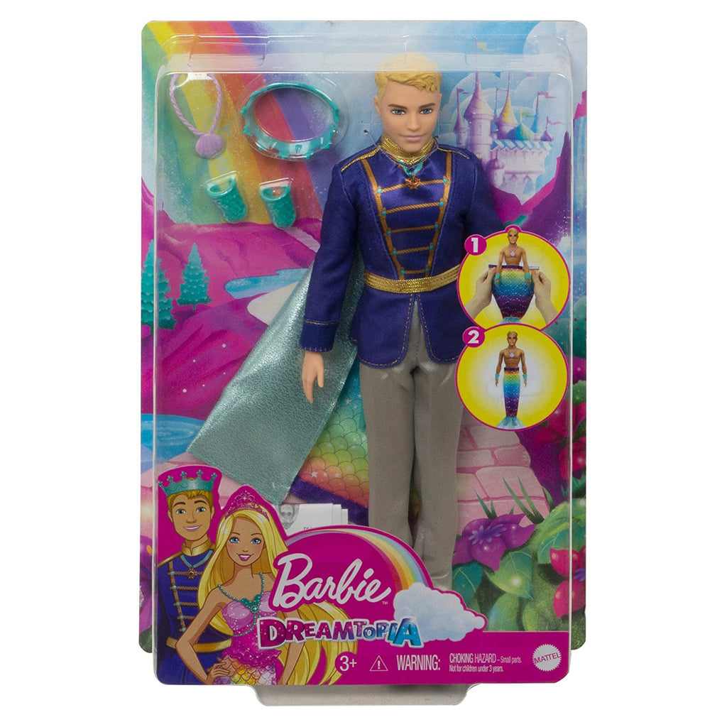 Barbie Dreamtopia 2 In 1 Prince Ken Doll Set