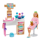 Barbie Face Mask Spa Day Blonde Play Set - Radar Toys