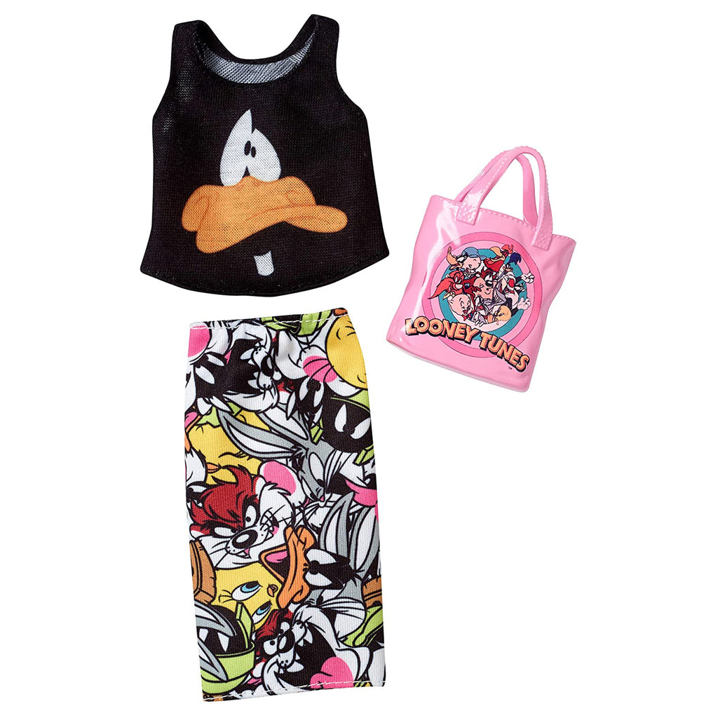 Barbie Looney Tunes Daffy Duck Shirt And Skirt Accessory Set