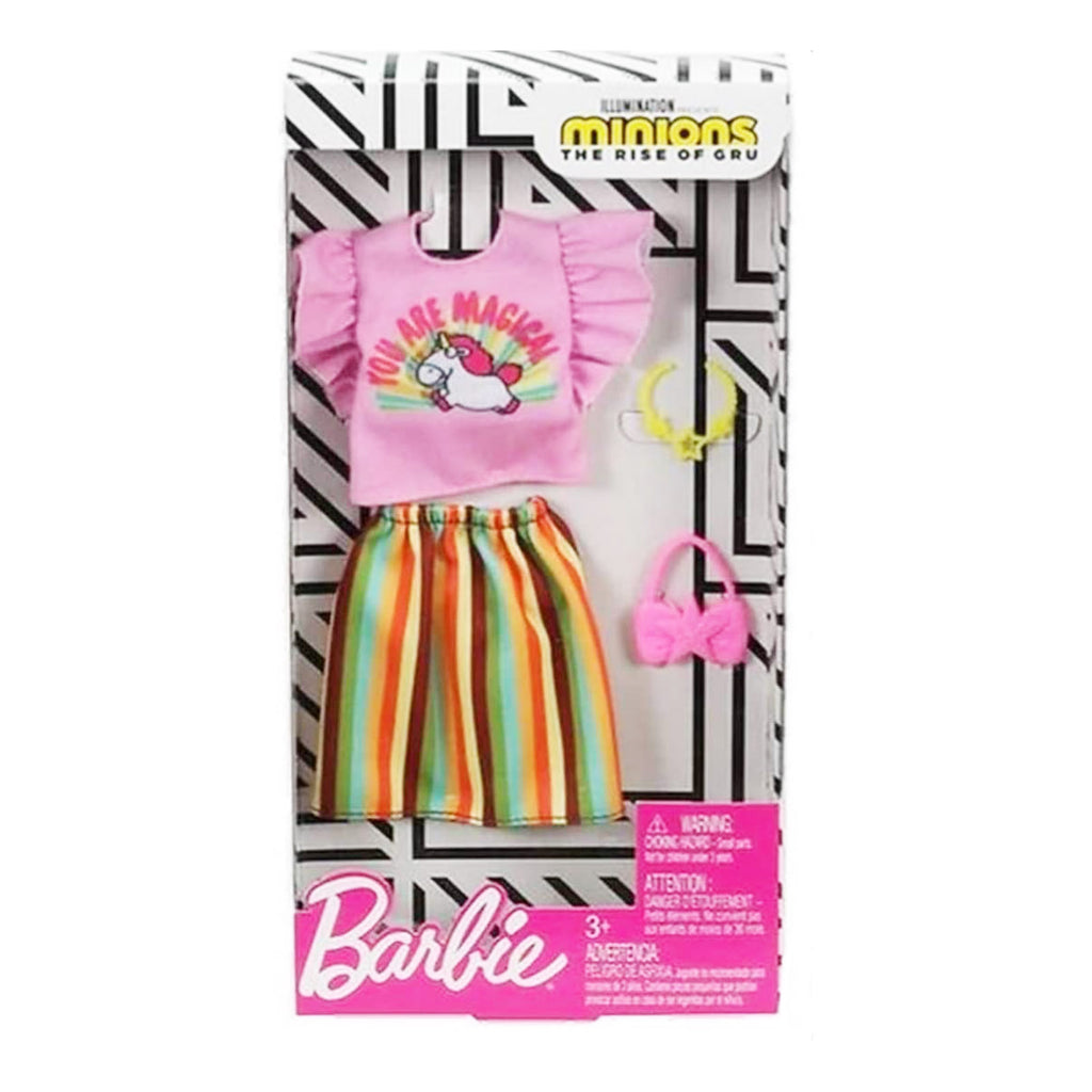 Barbie Minions Rise Of Gru Shirt And Skirt Accessory Set