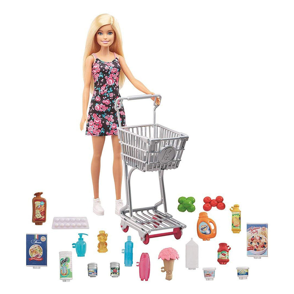 Barbie Shopping Time With Cart Doll Set
