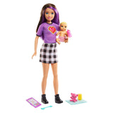 Barbie Skipper Babysitters Inc Brunette Doll Set - Radar Toys
