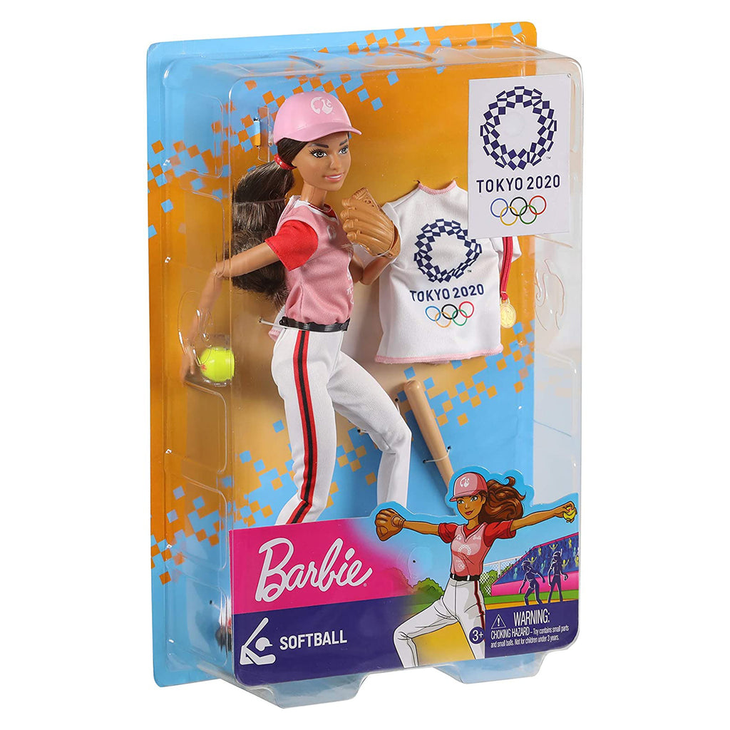 Barbie Tokyo 2020 Softball Doll Set