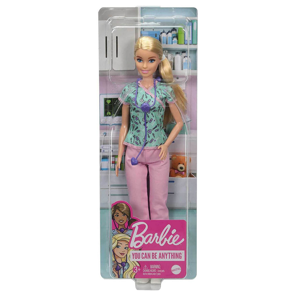 Barbie You Can Be Anything Nurse Blonde Doll