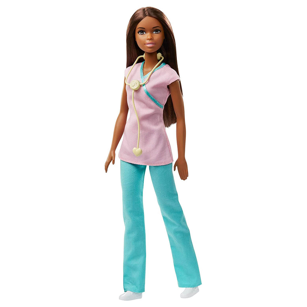 Barbie You Can Be Anything Nurse Brunette Doll