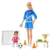 Barbie You Can Be Anything Soccer Coach Blonde Doll Set - Radar Toys