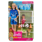 Barbie You Can Be Anything Soccer Coach Blonde Doll Set - Radar Toys