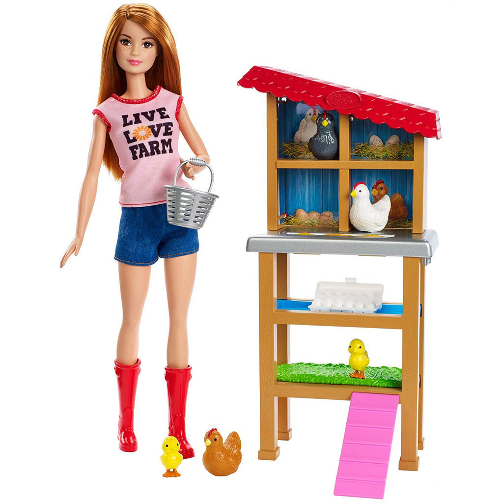 Barbie Careers You Can Be Anything Chicken Farmer Doll Set