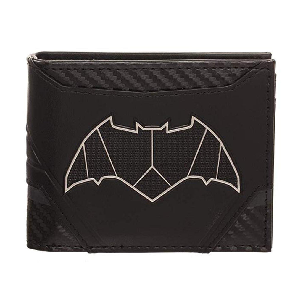Batman Logo Justice League Weld Patch Bi-Fold Wallet