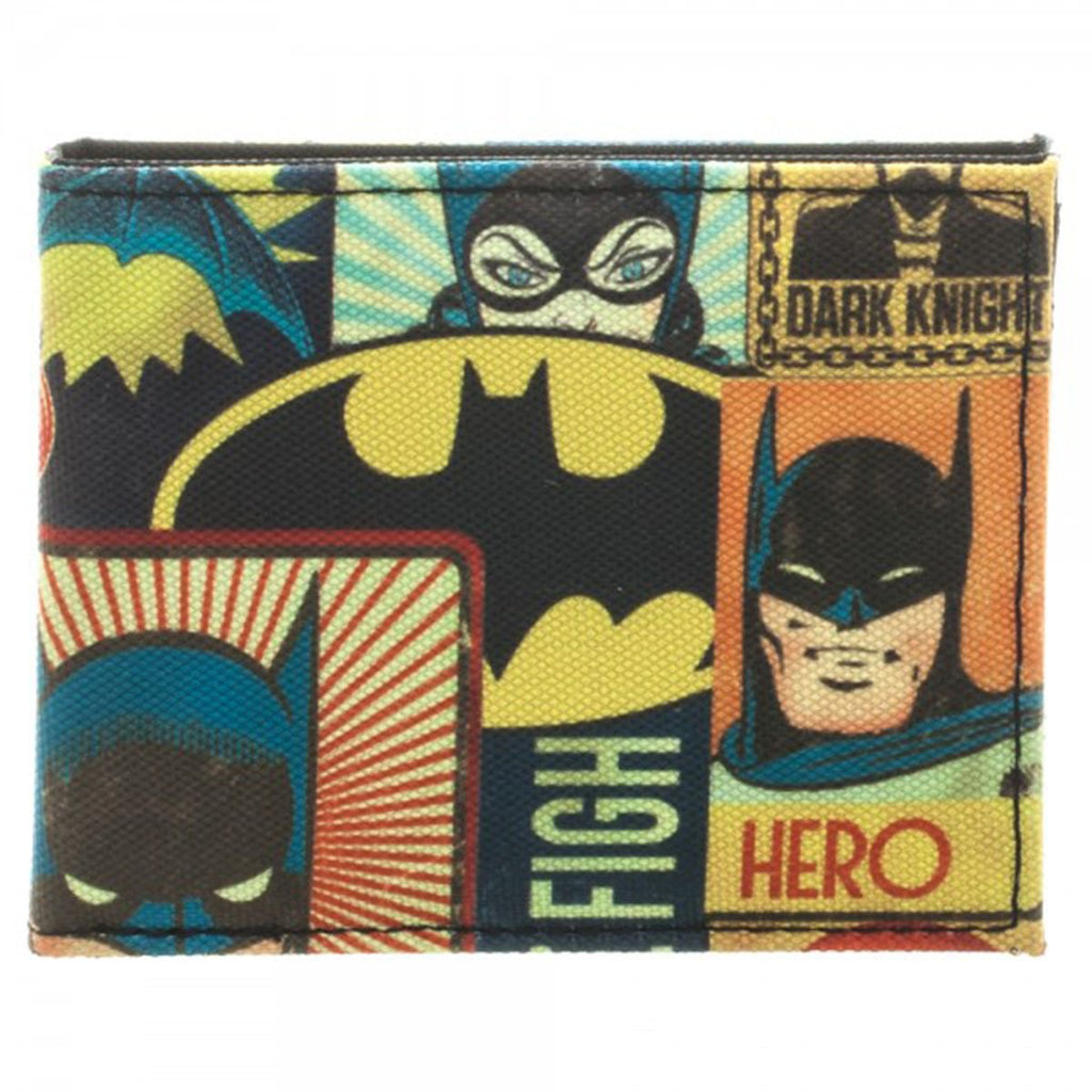 Batman Vintage Sublimated Bi-Fold Wallet - Radar Toys