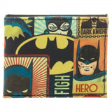 Batman Vintage Sublimated Bi-Fold Wallet - Radar Toys