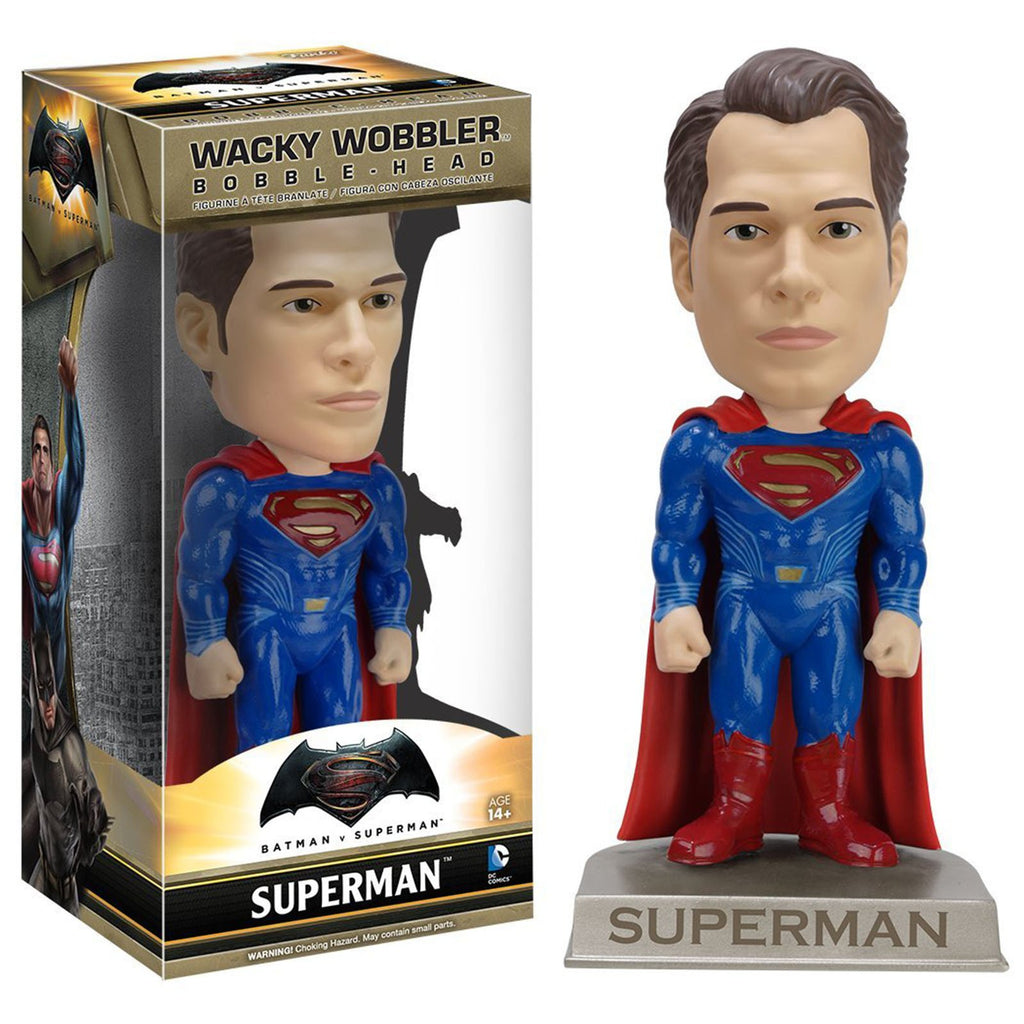 Batman Vs Superman Wacky Wobbler Superman Bobble Head Figure