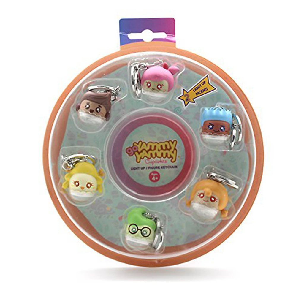 Beecrazee Go Yammy Yammy Cupcakes Light Up 6 Figure Set