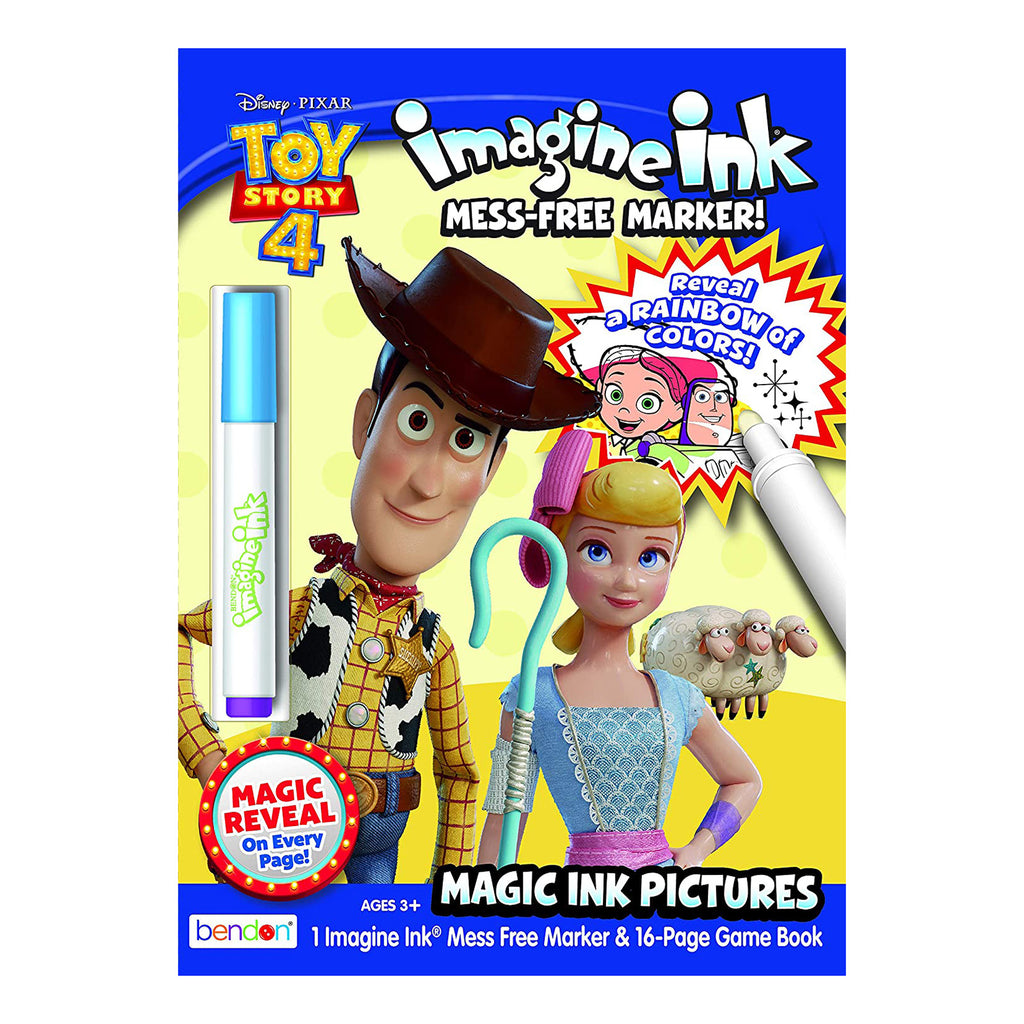 Bendon Disney Toy Story Imagine Ink Game Book With Mess Free Marker