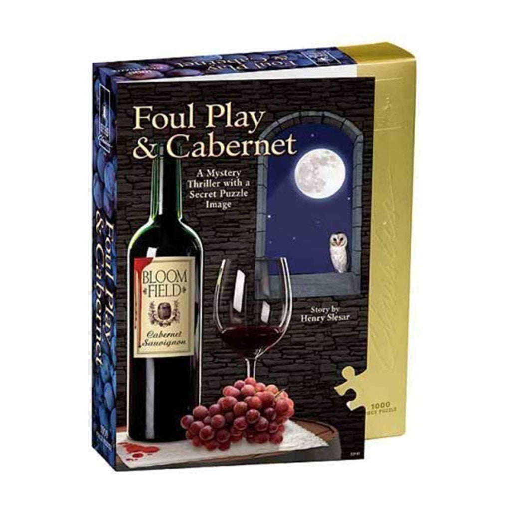 Bepuzzled Foul Play & Cabernet 1000 Mystery Puzzle