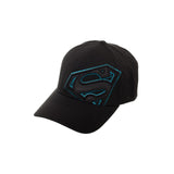 Bioworld DC Superman Off Centered Reflective Stretch Fit Hat - Radar Toys