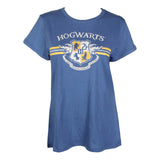 Bioworld Harry Potter Hogwarts Navy Unisex T-Shirt - Radar Toys