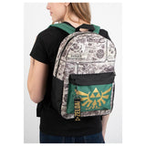 Bioworld Legend Of Zelda Map Triforce Backpack - Radar Toys